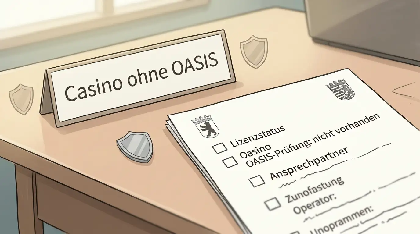 Neutrale Prüfung einer Casino-ohne-OASIS-Aussage mit Checkliste
